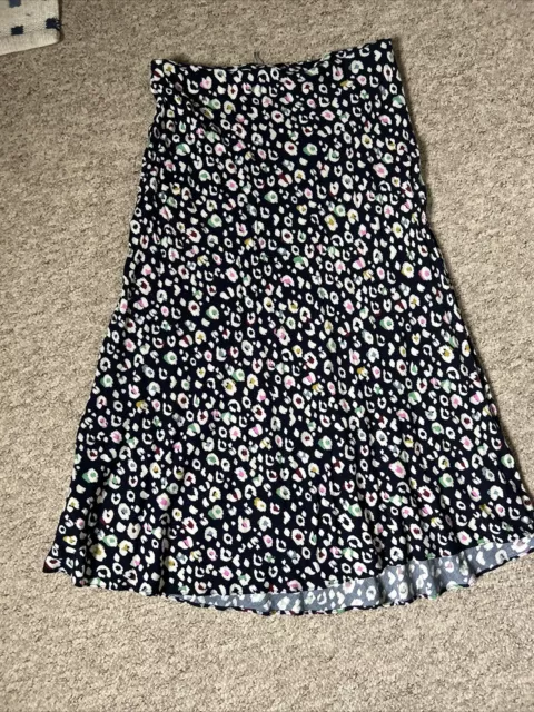 JOULES COLETTA SKIRT Size 14 Navy Blue Floral Full Length Long Bias Cut BNWT 14.99 PicClick UK