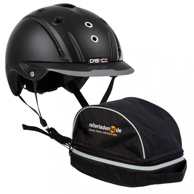 Reithelm MISTRALL-1 (2019) Casco schwarz inklusive Helmtasche Reiterladen24