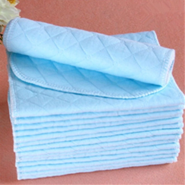 5 PCS Adjustable Reusable Lot Baby Washable Cloth Diaper Nappies White Pink New 12