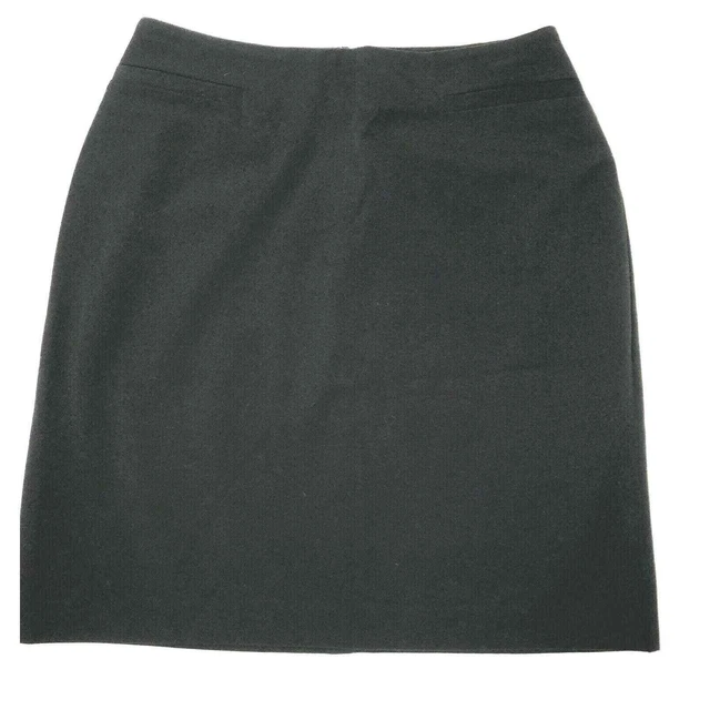 The Limited Pencil Skirt Women 2 Black Stretch Fitted Pockets Career Workwear