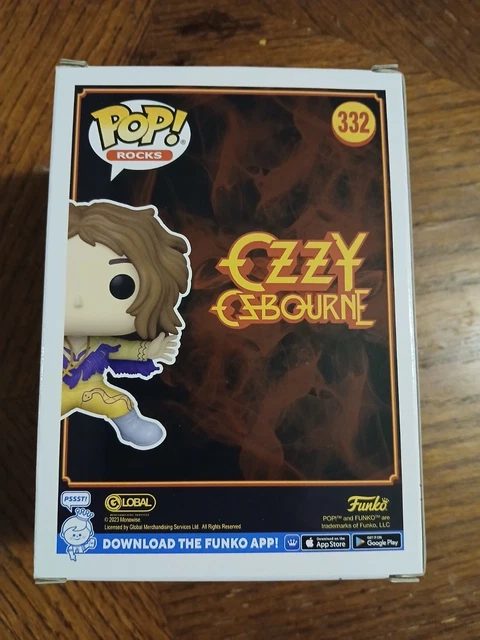 FUNKO POP 332 Ozzy Osbourne Exclusive Vinyl Figure w/ Protect $45.63 ...