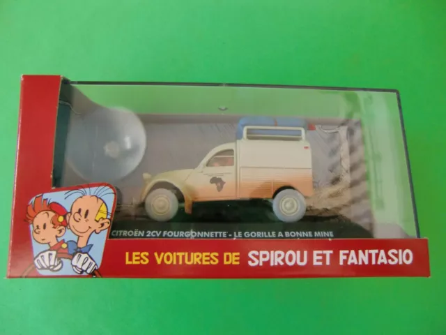 Spirou - Véhicule Editions Atlas - La Citroën 2CV Fourgonnette du Gorille brume