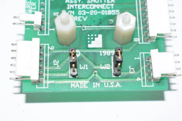 Ultratech Stepper 03-20-01855 OBTURATEUR INTERCONNEXION, module PCB ASSY 3