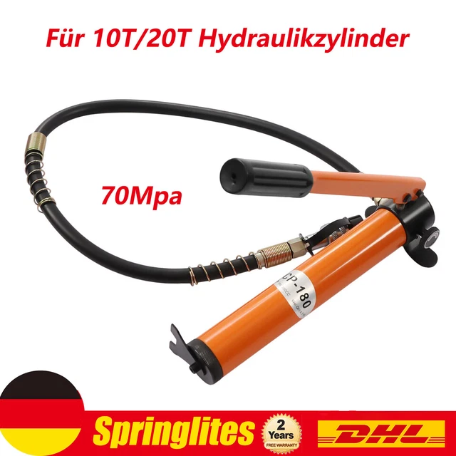 Pompa idraulica manuale pompa manuale giunto tubolare per cilindro idraulico 10T/20T