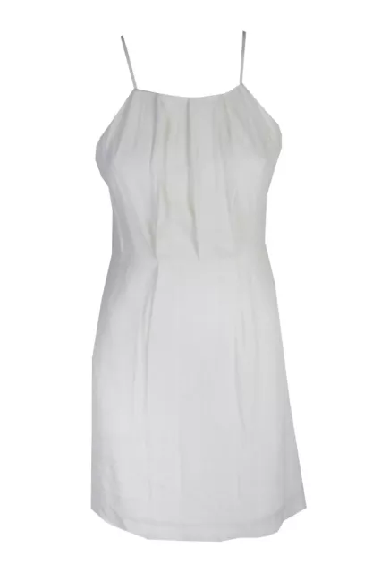 Kensie Vanilla Cutout Lace-Contrast Dress M