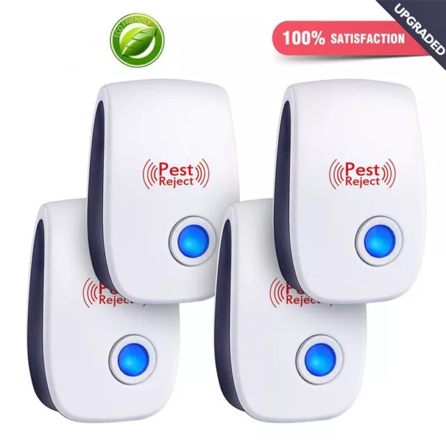 Ultrasonic Pest Repeller Electronic Reject Mouse Rat Mosquito Insect Control AU