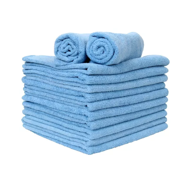 12 Pack of Hand Towels - 15 x 24 Soft Microfiber Material Reusable Color Options