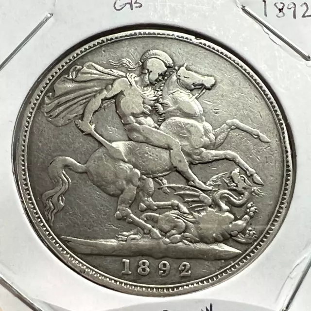 1892 Great Britain Silver Queen Victoria Crown