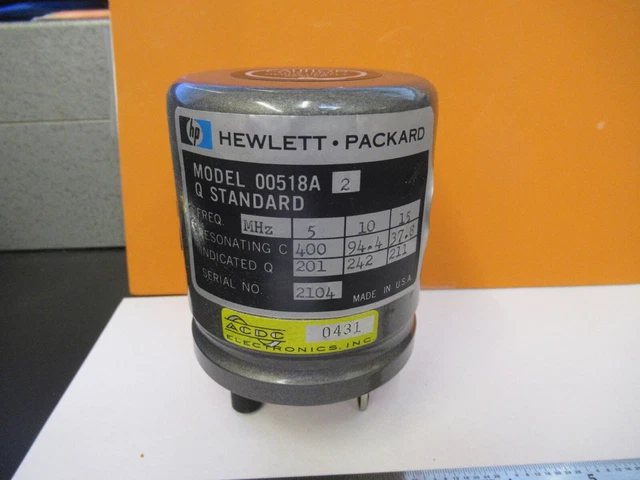 HP hewlett packard Q Faktor Standard Kalibrator Elektrik Wie Im Bild &15-FT-X12