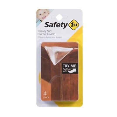 Safety 1st, 4 Pack, Clearly Soft Corner Guards, Rounded