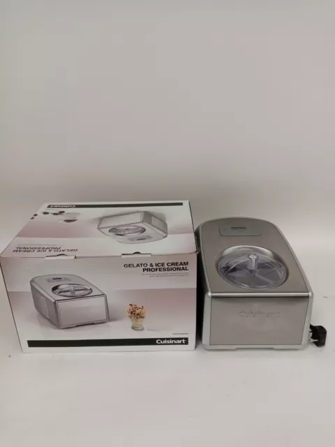 Cuisinart Gelato & Ice Cream Maker Professional Model ICE100BCU With Box