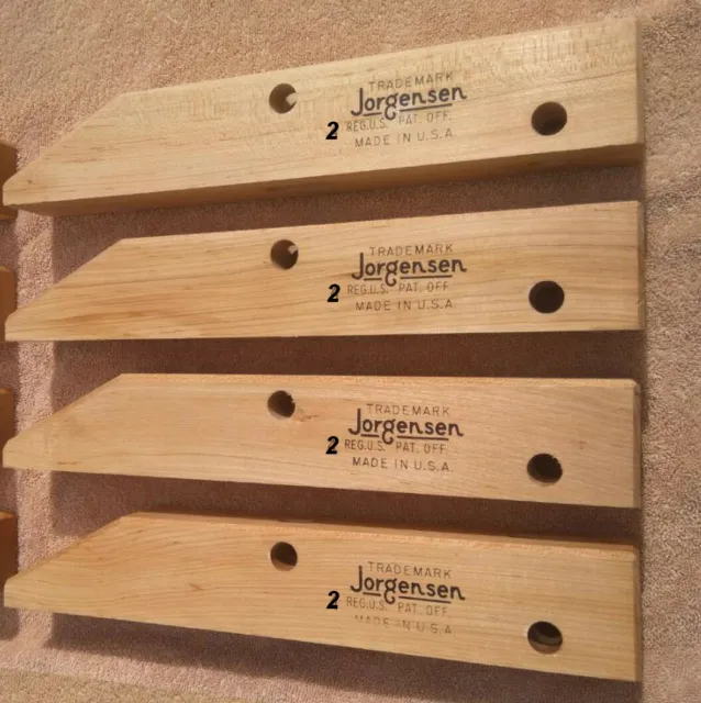 Jorgensen Pony HandScrew Jaws 4 pc 12" Woodworking Clamps Rebuild Parts