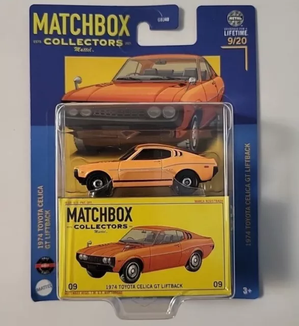 Matchbox Collectors 1974 Toyota Celica GT Liftback Orange Car 1:64 NEW