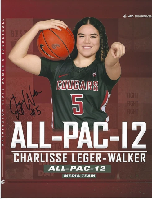 CHARLISSE LEGER-WALKER Signed 8.5 x 11 Photo Signed REPRINT Washington State