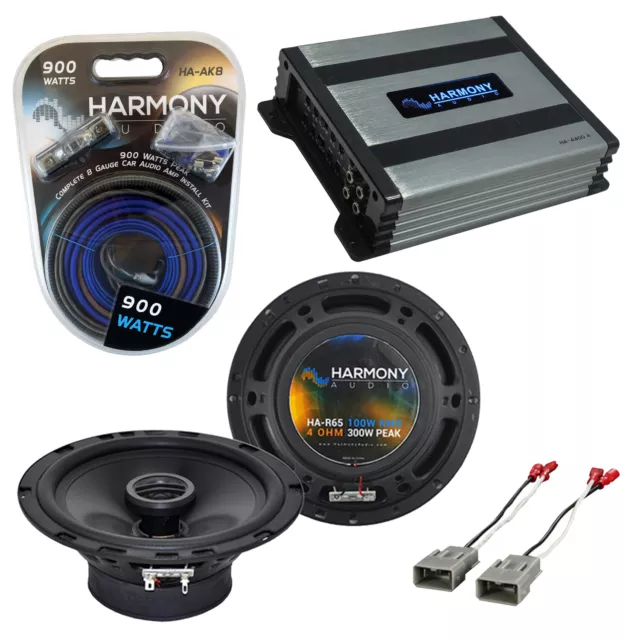 Honda S2000 2000-2009 OEM Speaker Replacement Harmony R65 & HA-A400.4 Amplifier