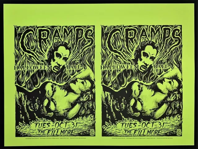 The Cramps POSTER Halloween Ball Fillmore Art by Phillip Cooper Uncut Versions The Cramps POSTER Halloween Ball Fillmore Art by Phillip Cooper Uncut Versions