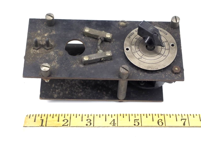 Antique vintage spark gap selector switch (Tesla Coil?)