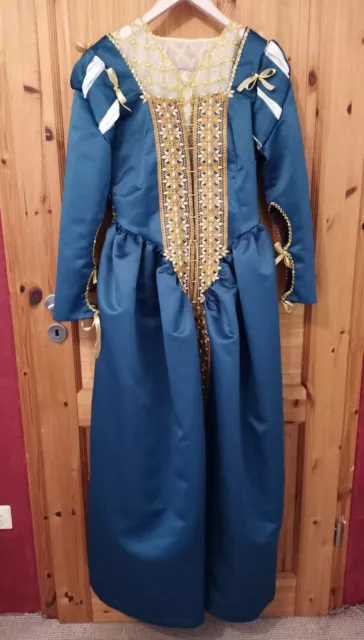 !NEU! Handgefertigtes Lucrezia Borgia Kleid LARP Cosplay Renaissance 3 teilig 