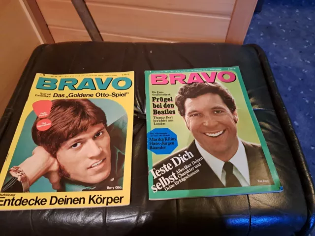 BRAVO NR 9 und 10/1969 komplett,  Maurice Gibb, Barry Ryan, Hans-Jürgen Bäumler