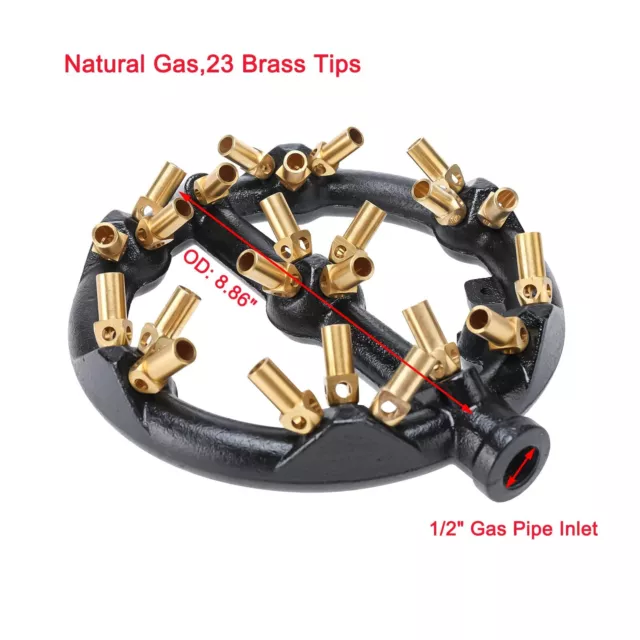 Gas Jet Burner for Chinese Wok Range Grilling, Stir Fry Cast Iron Up 100,000 BTU