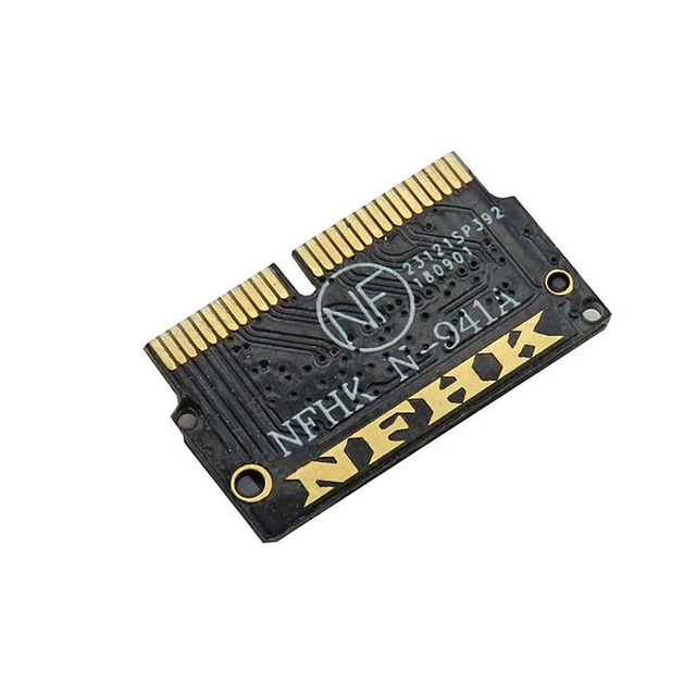 Carte Adaptateur M.2 NGFF SATA SSD Pour MacBook Air 2012 (A1465, A1466) - Remplace SSD Original 7+17 Broches - Compatible Avec Tailles 22x30/42/60/80 Mm