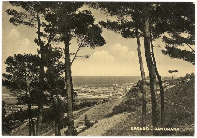 PESARO-URBINO [049] - PESARO Panorama - FG/Vg (anni '50, data non leggibile)