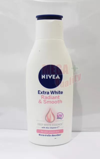 Nivea Body Lotion Extra White Radiant and Smooth UV Filter 40x Vitamin C 150ml