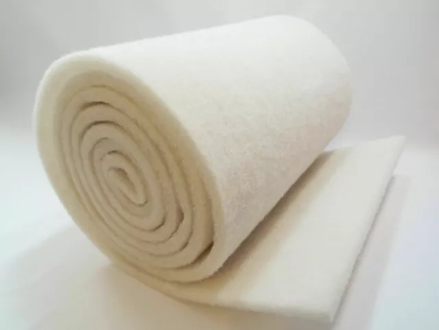 1" Thick Universal White Replacement Filter Media Mat Fine - 14" x 6'