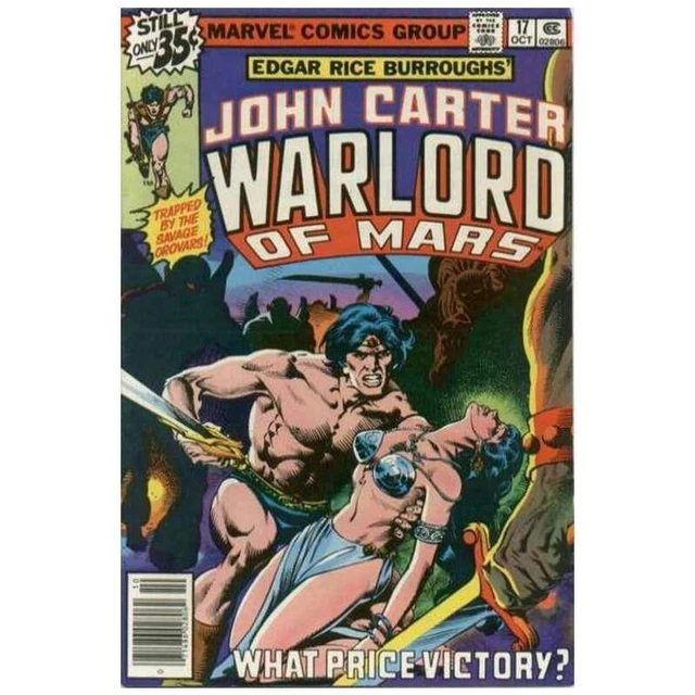 John Carter: Warlord of Mars (1977 series) #17 in VF cond. Marvel comics [q%