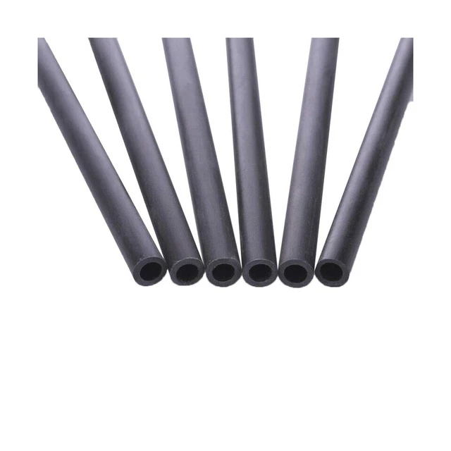 Carbon Fiber Tube 3mm OD x 1.5mm ID x 200mm Pultrusion Carbon Fiber Pipes for...
