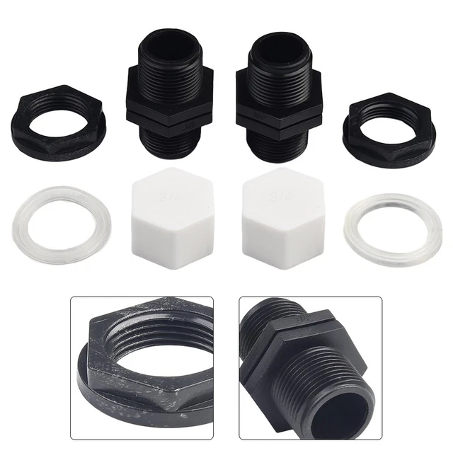 Screw Connectors Parts Accessories 2 Piece/Set Garden With Gasket Cuffs
