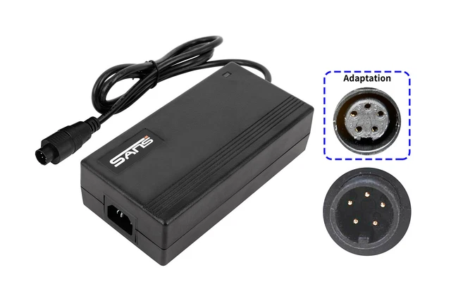 42V 2A Battery Charger For 36V Phylion E-Bike Battery, 3-pin Oval Phyl– PowerSmart - Foto 13