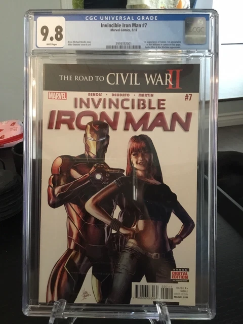 Invincible Iron Man #7 CGC 9.8, 1st Riri Williams MCU