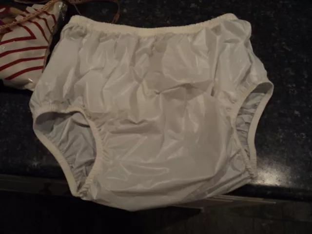 Incontinent Gerber Frosty PEVA plastic pants in Adult Sizes