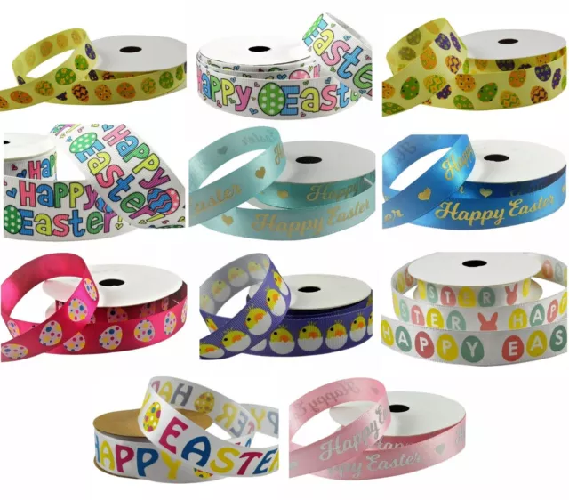 Easter Ribbon - In Satin / Grosgrain - In a Range of Beautiful Designs & lengths