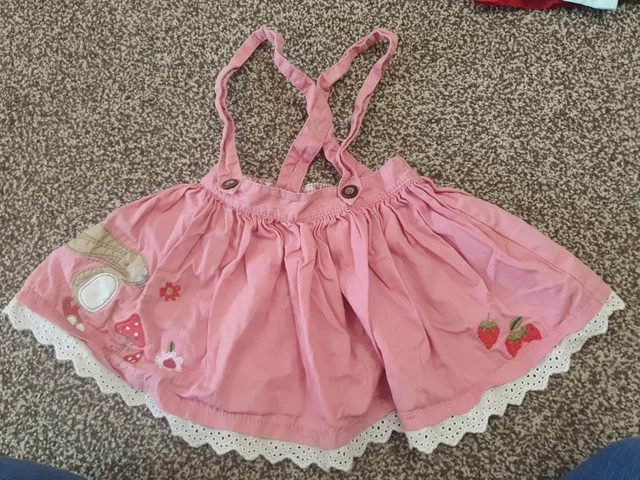 Next Pink Brace Skirt 12-18 Months Rabbit