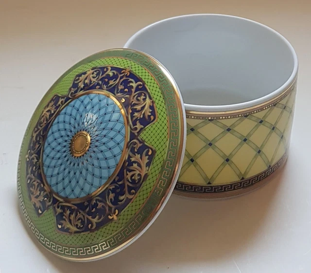 Rosenthal Porzellan Versace Dekor - Russian Dream, Dose Deckeldose, 1. Wahl