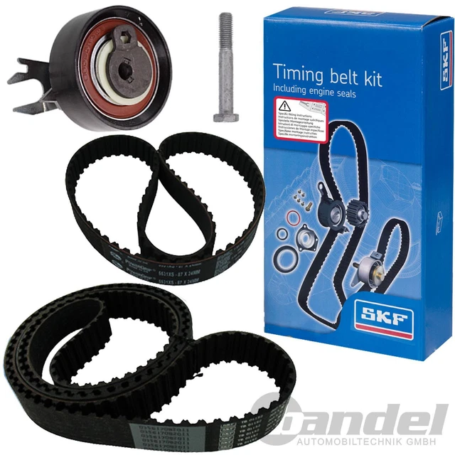 SKF Kit de Courroie de Distribution + Poulie pour VW Transporter T4 2.4 Diesel +