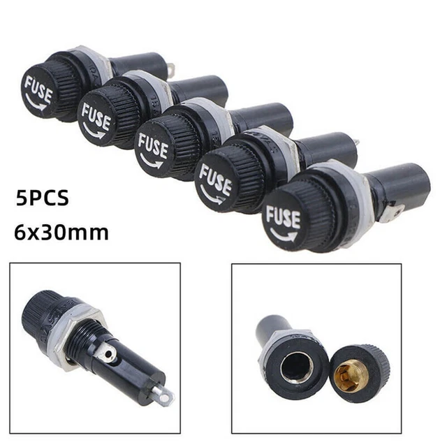 Support fusible de châssis à montage de panneau sécurisé pour fusibles en ve
