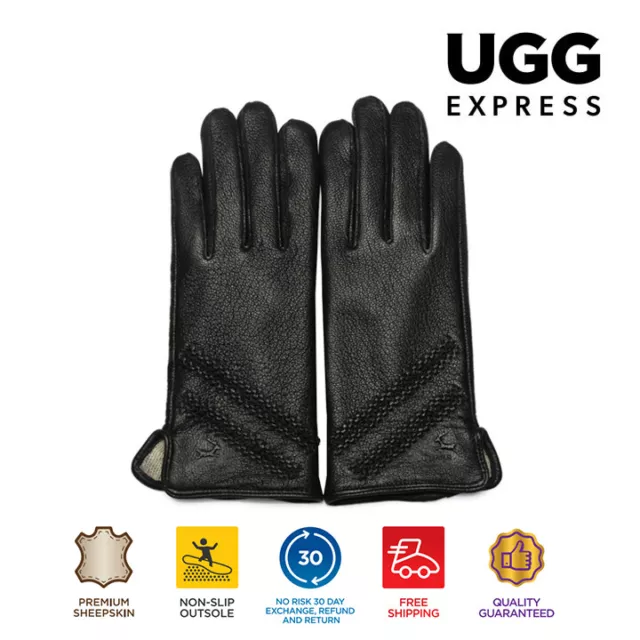 AUSTRALIAN SHEPHERD® UGG Women Gloves Sheepskin Wool Mittens Gloves Britney