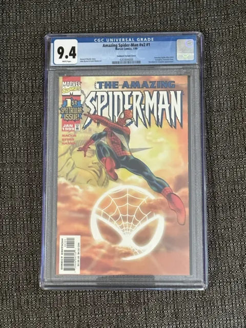 Amazing Spider-Man #v2 #1 CGC 9.4 White Pages Sunburst Variant Cover