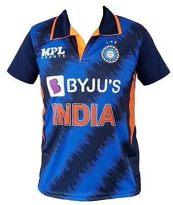 100% India Cricket World Cup 2019 T-Shirt Mens Navy 