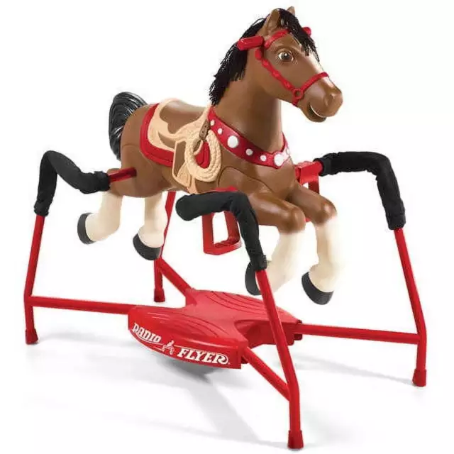Blaze Interactive Spring Horse, Ride-on with Sounds for Boys and Girls