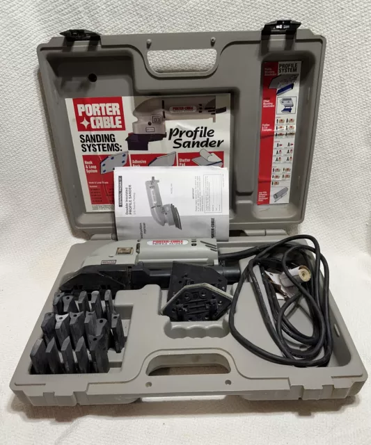 PORTER CABLE Profile Sander 444VS Kit with Accessories and Case