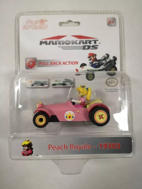 Mario Kart Pull Speed Peach Royale Euro New