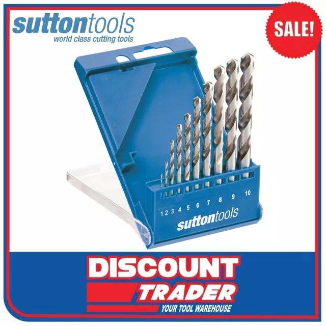 Sutton Tools D105SLV10M Viper Drill Bit Set 10 Piece Metric SLV10M