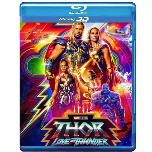 Thor Love and Thunder 3D Blu-ray BD All Region Complete English Movie Disc