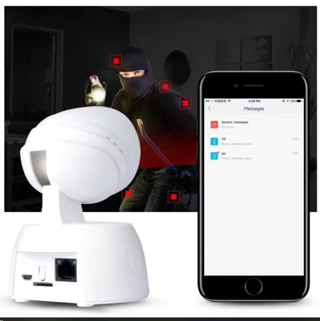 JOOAN Wireless Home Security Kamera system HD Video WiFi Überwachungskamera OVP 3