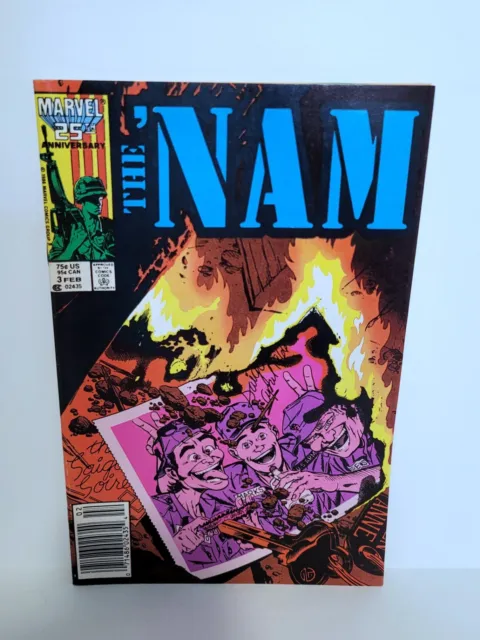 The Nam #3 Vol 1 Marvel Comics 1987 Michael Golden Vf/Nm
