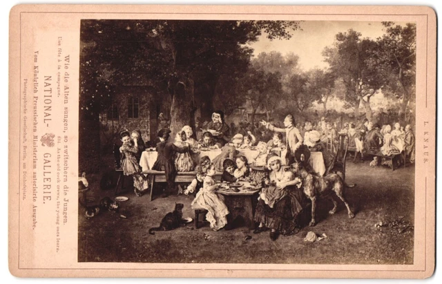 Fotografie Photographische Gesellschaft, Berlin, am Dönhofsplatz, Gemälde: Wie